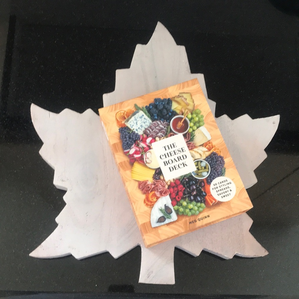 The Cheese Board deck and maple leaf board